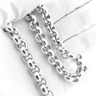 Image 9 of Silver jasseron link necklace