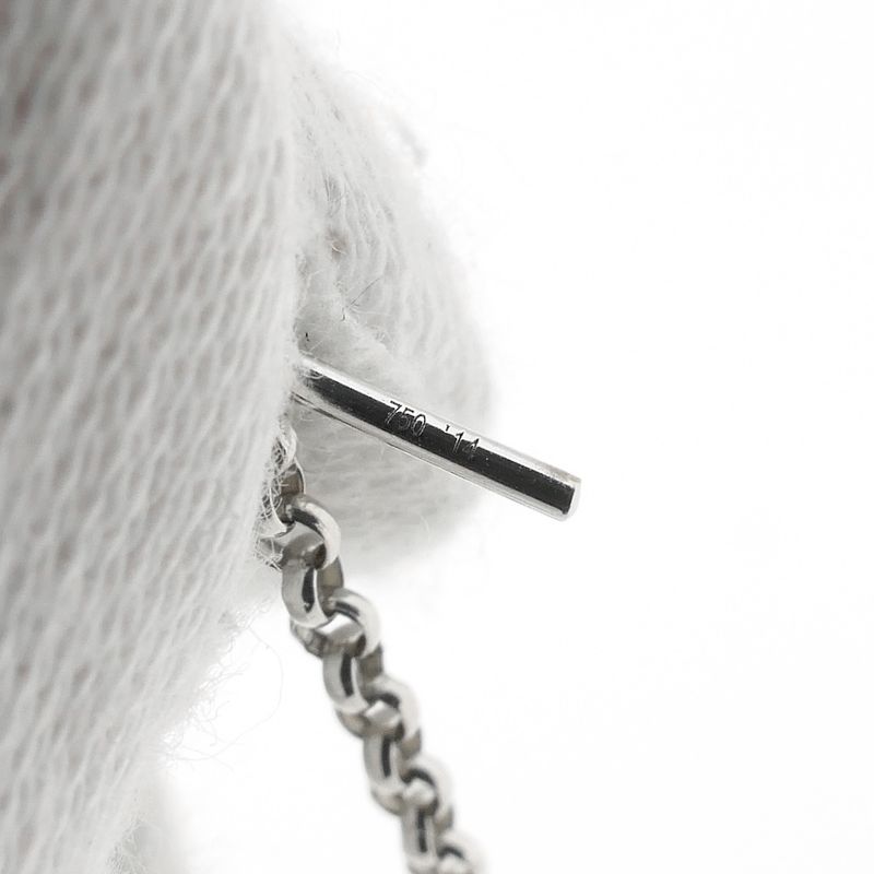 Image 4 of 18-karat white gold jasseron link chain | 60 cm