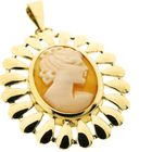 Image 3 of Gold pendant with cameo