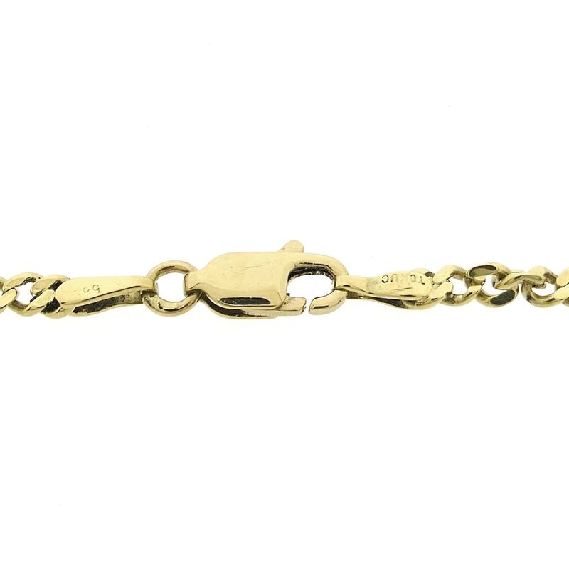 Image 3 of Gold gourmet link bracelet | 20 cm