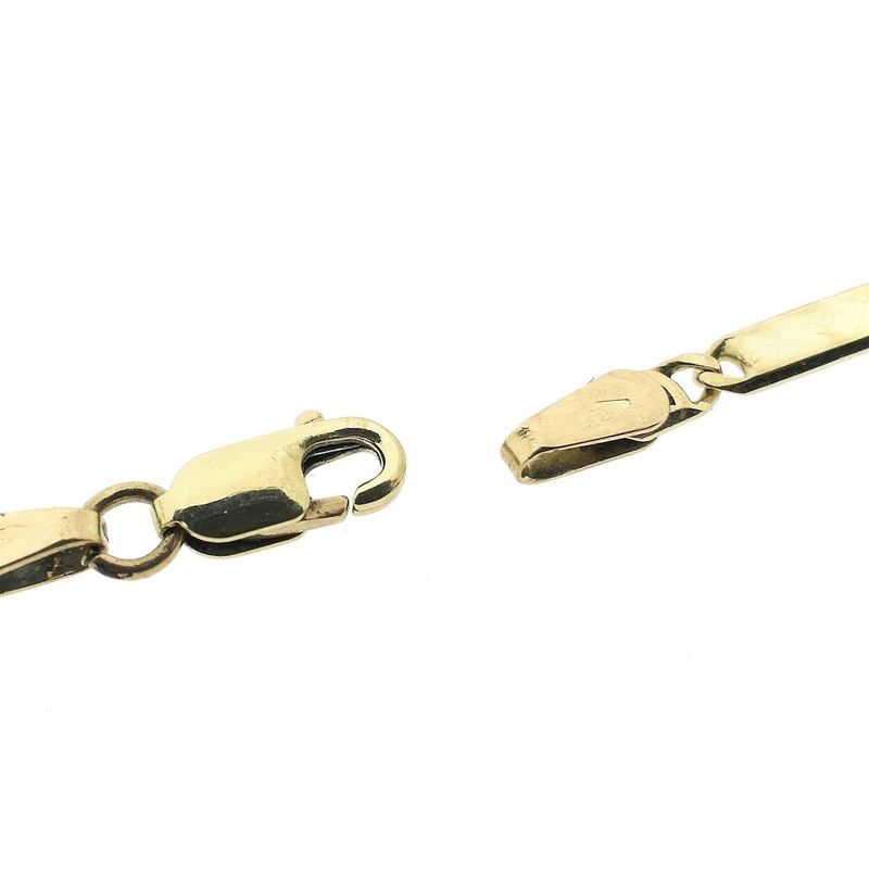 Image 6 of Gold navy link bracelet | 19 cm
