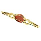 Image 4 of Antique gold brooch with blood coral