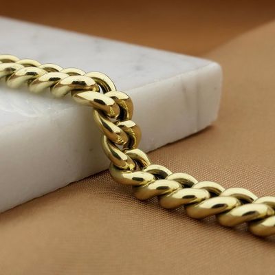 Image 2 of Gold gourmet link bracelet