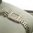 Image 15 of Cartier Panthère '2 Row'; 18k gold/steel women's watch