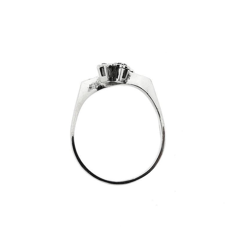 Image 5 of White gold ring with diamond | 0.025 ct.