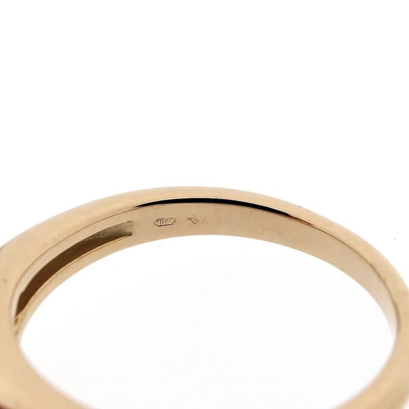 Image 6 of Rose gold 'Sushi' ring set with aquamarine | Bron Jewelry