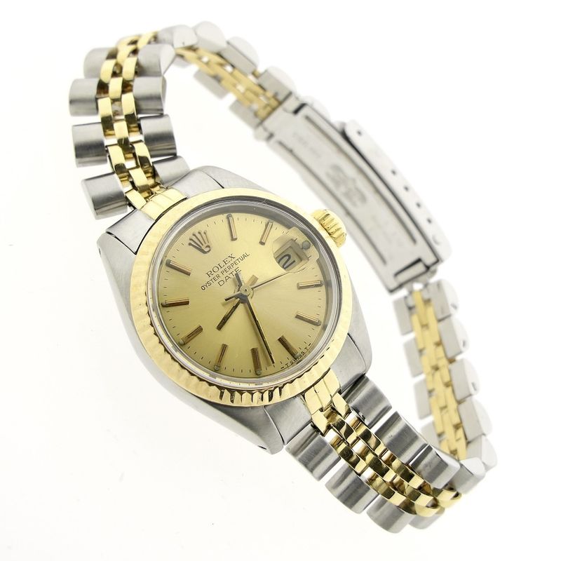 Image 9 of Rolex Datejust 26mm 'Full-Set'; Gold/steel women's watch