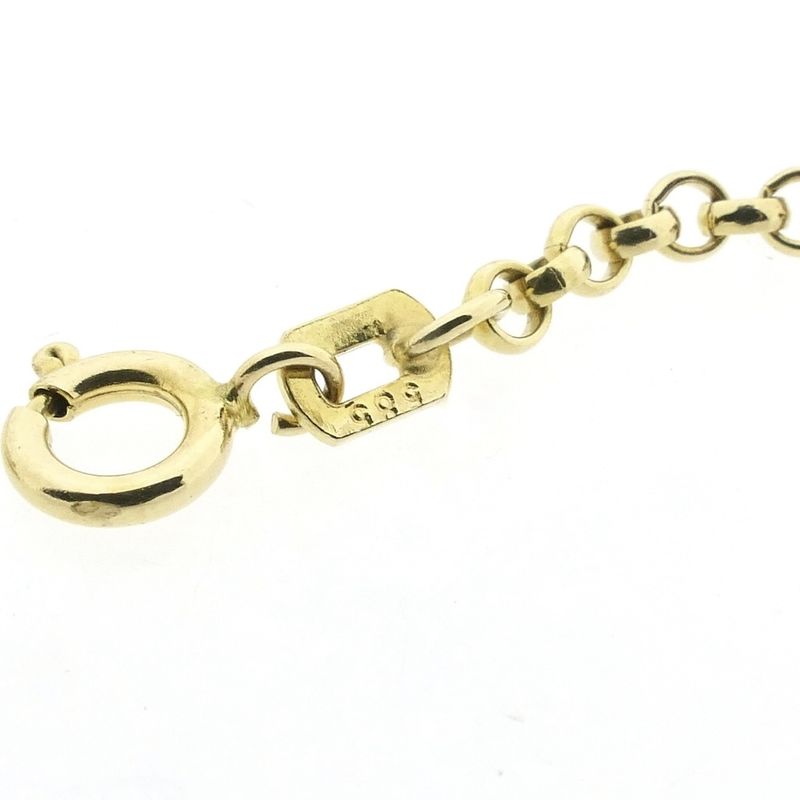 Image 5 of Gold jasseron link necklace | 46 cm