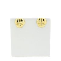 Golden fantasy stud earrings