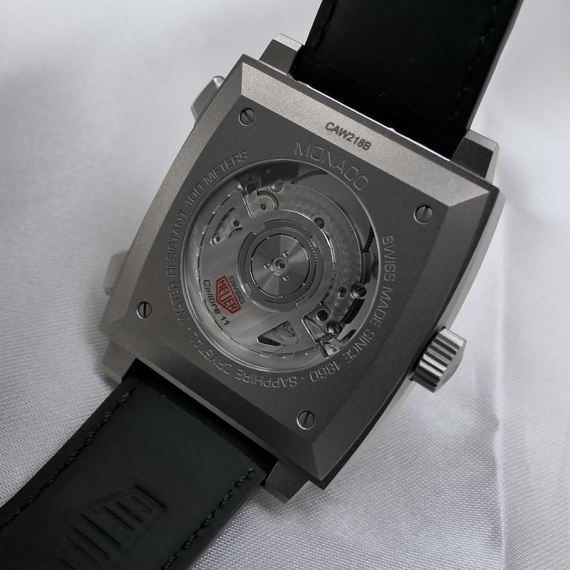 Image 19 of TAG Heuer Monaco Titan Special Edition (500 pieces); Chronograph men's watch