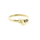 Image 4 of Gold ring with zirconia