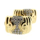 Image 11 of BVLGARI gold earrings with diamonds; 1.32 ct.