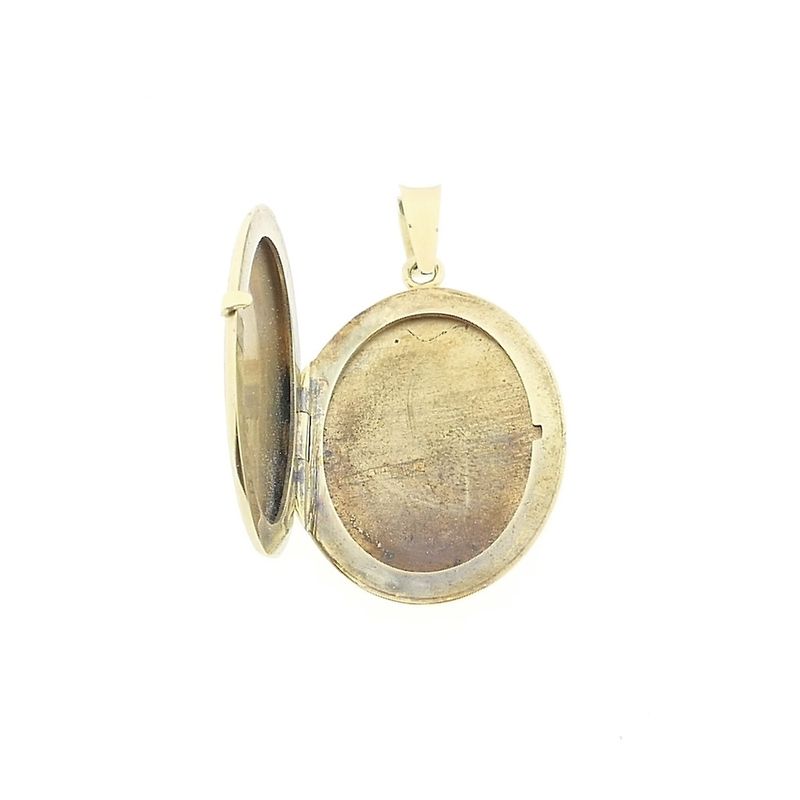 Image 2 of Vintage gold locket pendant