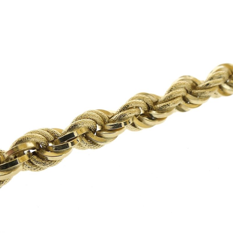 Image 7 of Gold twisted link bracelet