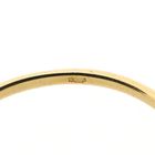 Image 6 of Gold solitaire ring with diamond; 0.005 ct.