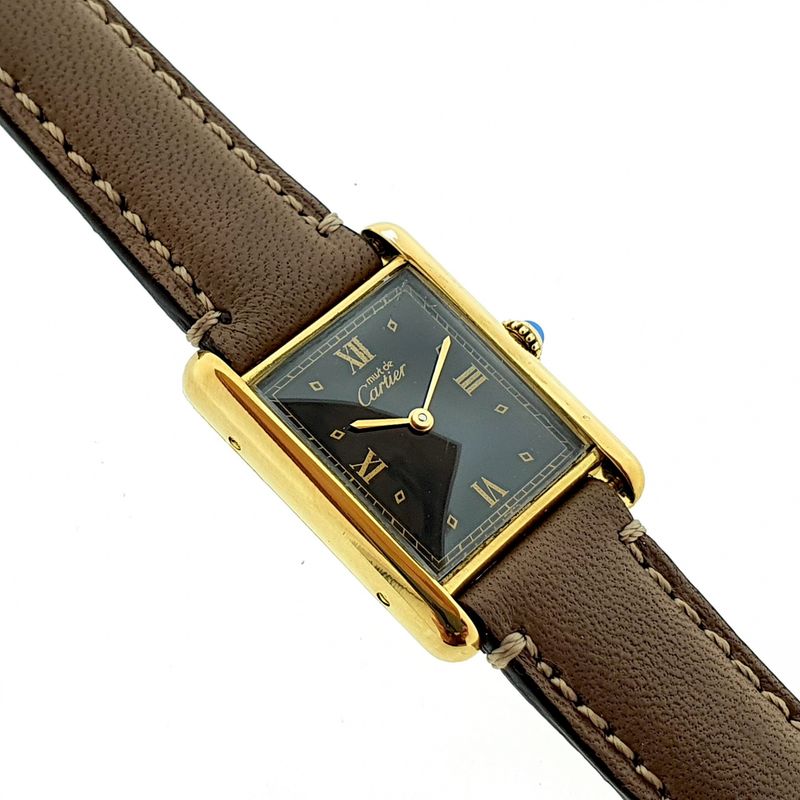 Image 10 of Cartier Tank Vermeil; Women's watch