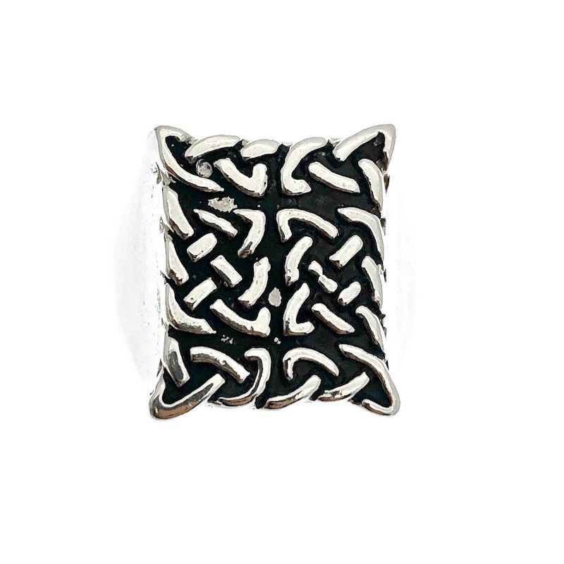Image 2 of Silver signet ring tribal