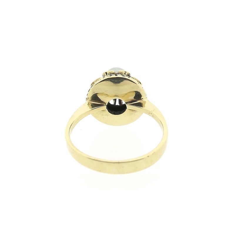 Image 5 of Vintage gold ring with Tahitian pearl
