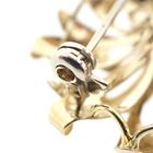 Image 5 of Vintage gold flower-shaped brooch