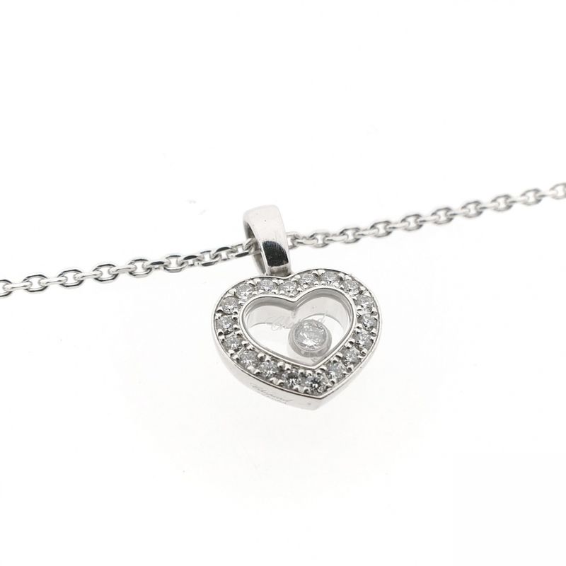 Image 3 of 18K white gold necklace with 0.19 ct. diamond | Chopard