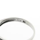 Image 7 of White gold ring with emerald and diamond | 0.09 ct.