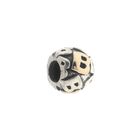 Image 1 of Pandora charm; Silver with gold; Letter B