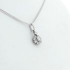 Image 7 of White gold pendant with diamond; 0.32 ct.