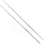 Image 3 of White gold Venetian chain | 40 cm