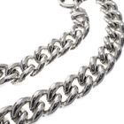 Image 3 of Silver robust gourmet link necklace | 45 cm