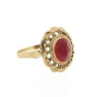 Image 5 of Gold ring with carnelian | Vintage
