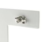 Image 5 of White gold solitaire stud earrings with diamond; 0.03 ct.