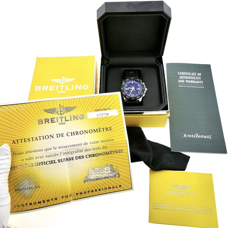 Image 14 of Breitling Airwolf Raven A78364; Professional Pilot's Men's Watch