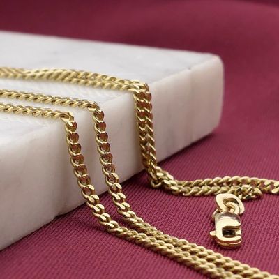 Image 2 of Gold Gourmet Link Necklace