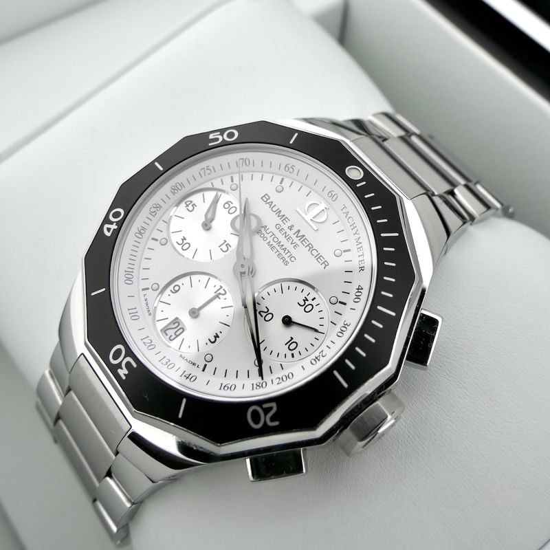Image 16 of Baume & Mercier Riviera MOA08724; Automatic chronograph men's watch