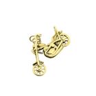 Image 9 of Gold motorcycle pendant | Chopper