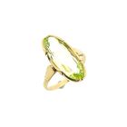 Image 1 of Gold ring with green beryl | Vintage/antique