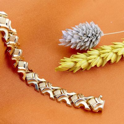 Image 2 of Golden fantasy link bracelet | 20 cm