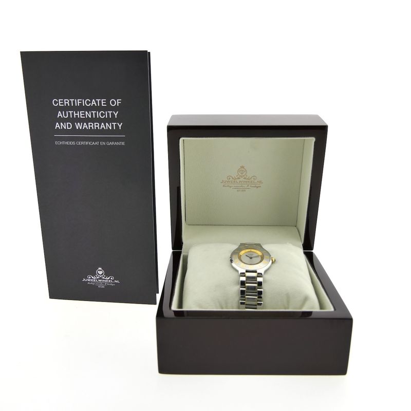 Image 17 of Cartier Must 21; Goud/stalen dames horloge