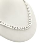 Image 3 of Silver robust gourmet link chain | 50 cm