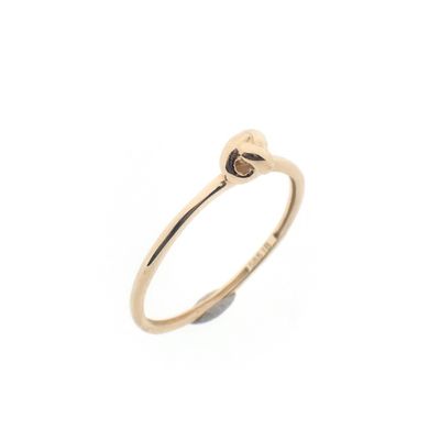 Image 1 of Gold subtle ring with knot