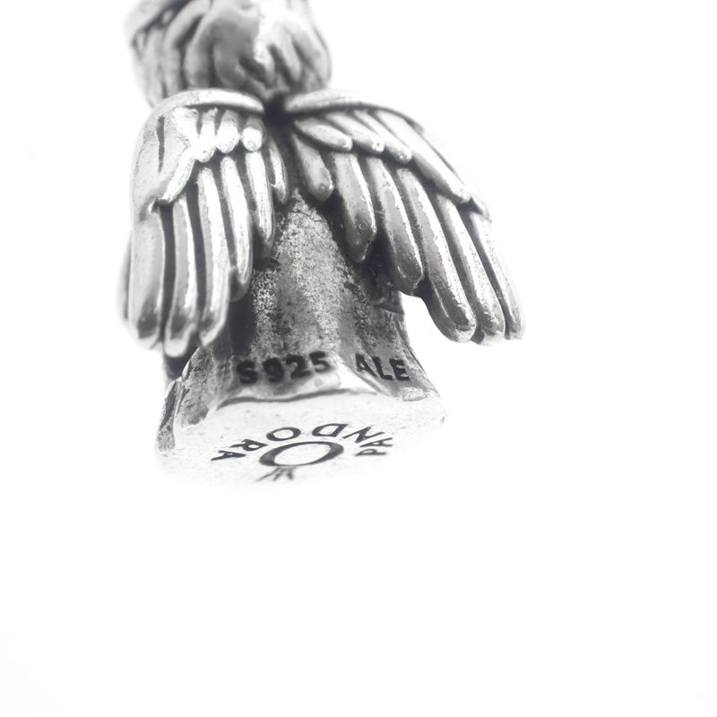 Image 6 of Pandora Moments charm; Silver; Guardian Angel