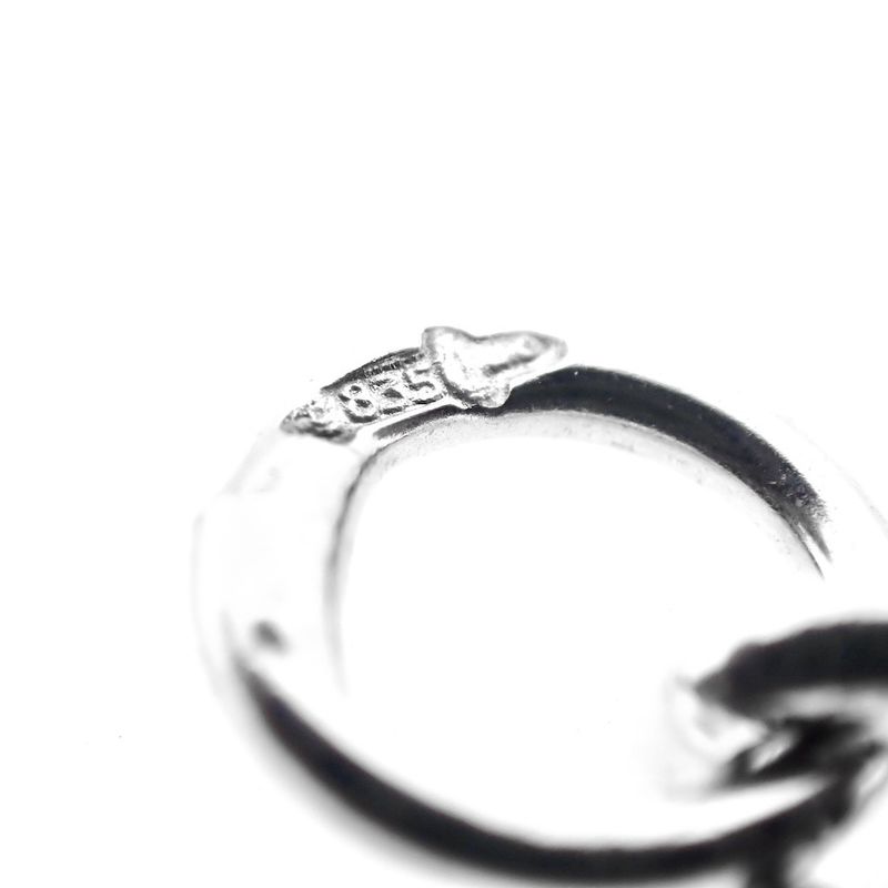 Image 5 of Silver gourmet link bracelet with engraving plate