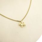 Image 4 of Gold minimalist pendant of a dog | Scottish Terrier