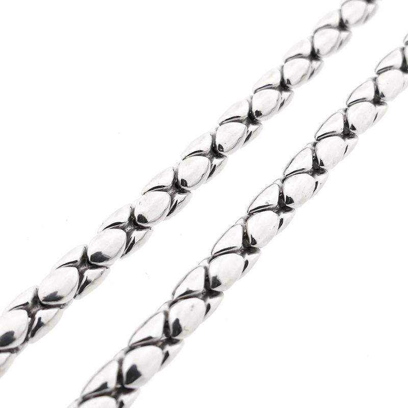 Afbeelding 7 van Witgouden cardano schakelketting