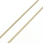 Image 5 of Gold gourmet link chain | 51 cm