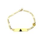 Image 1 of Gold Tweety children's bracelet with engraving plate | 16 cm