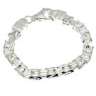 Image 4 of Silver wide king bracelet | 25 cm