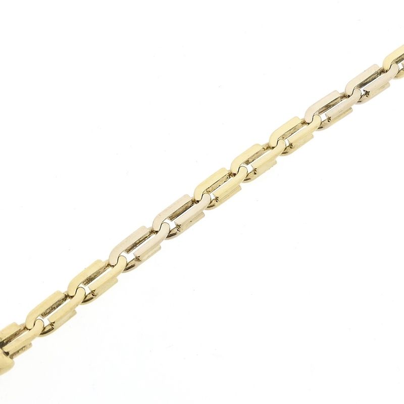 Image 6 of Two-tone gold fantasy link bracelet