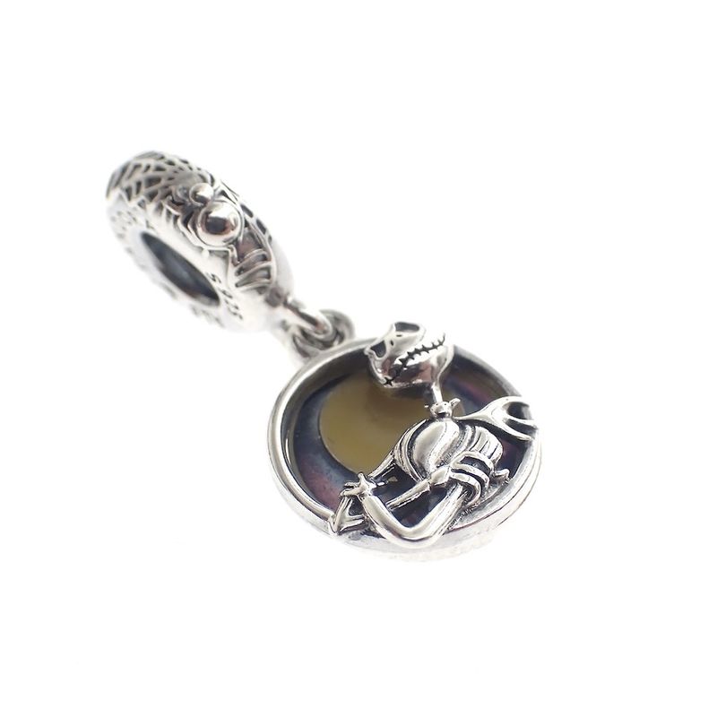Image 3 of Pandora x Disney charm pendant; Silver; Nightmare Before Christmas