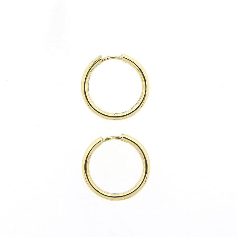 Image 5 of Gold earrings Ø 19.7 mm